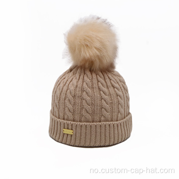 Tilpasset logo unisex beanie vinterhatt